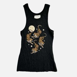 New Free People x Vintage Souls Tiger Moon Tank Top